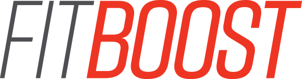 Fit boost typographical logo.