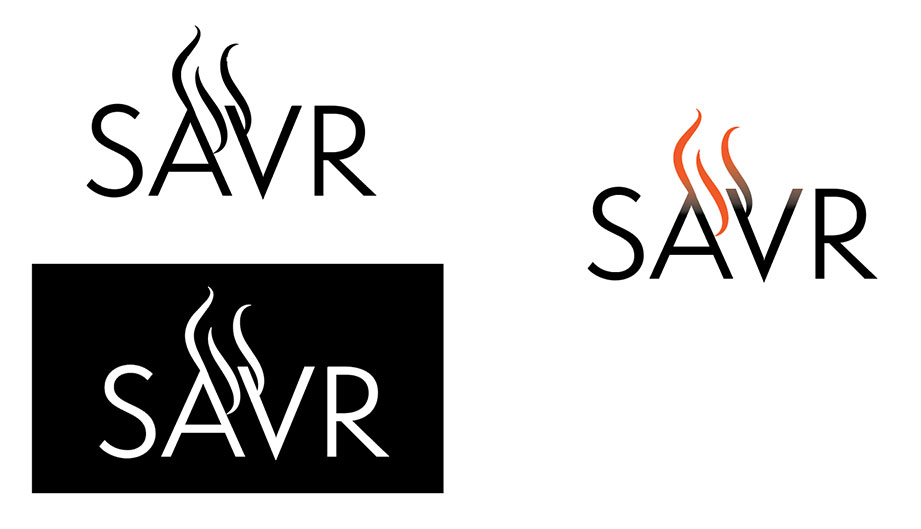 The final Savor logo design.