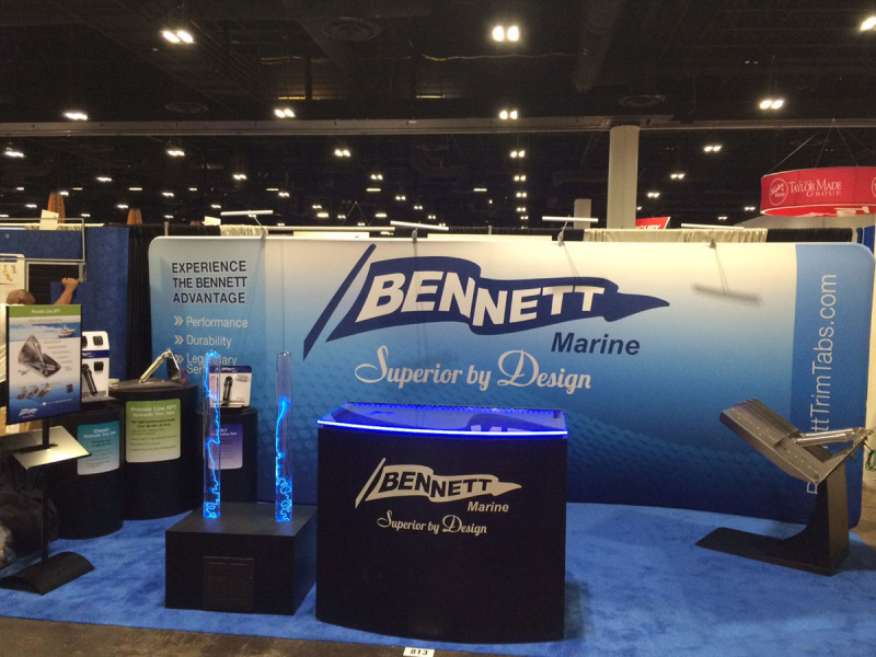large trade show booth