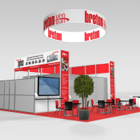 Rendering Of Trade Show Booth
