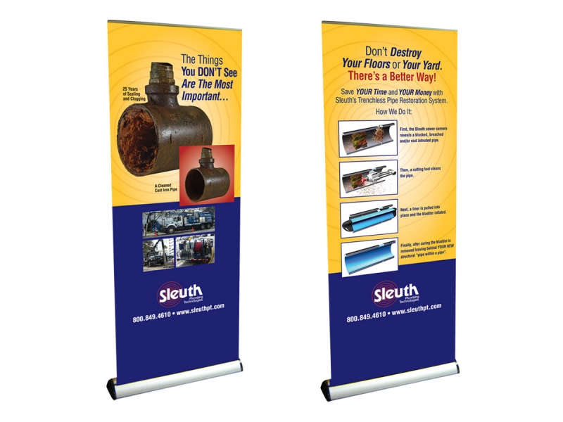 2 banner stands