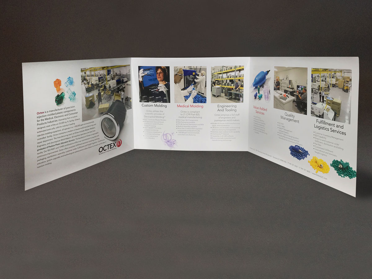 Inside Tri-fold brochure
