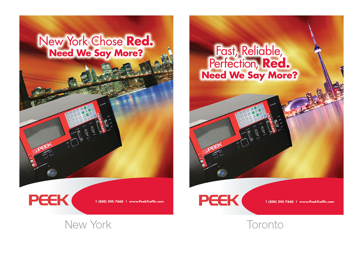 2 magazine ads