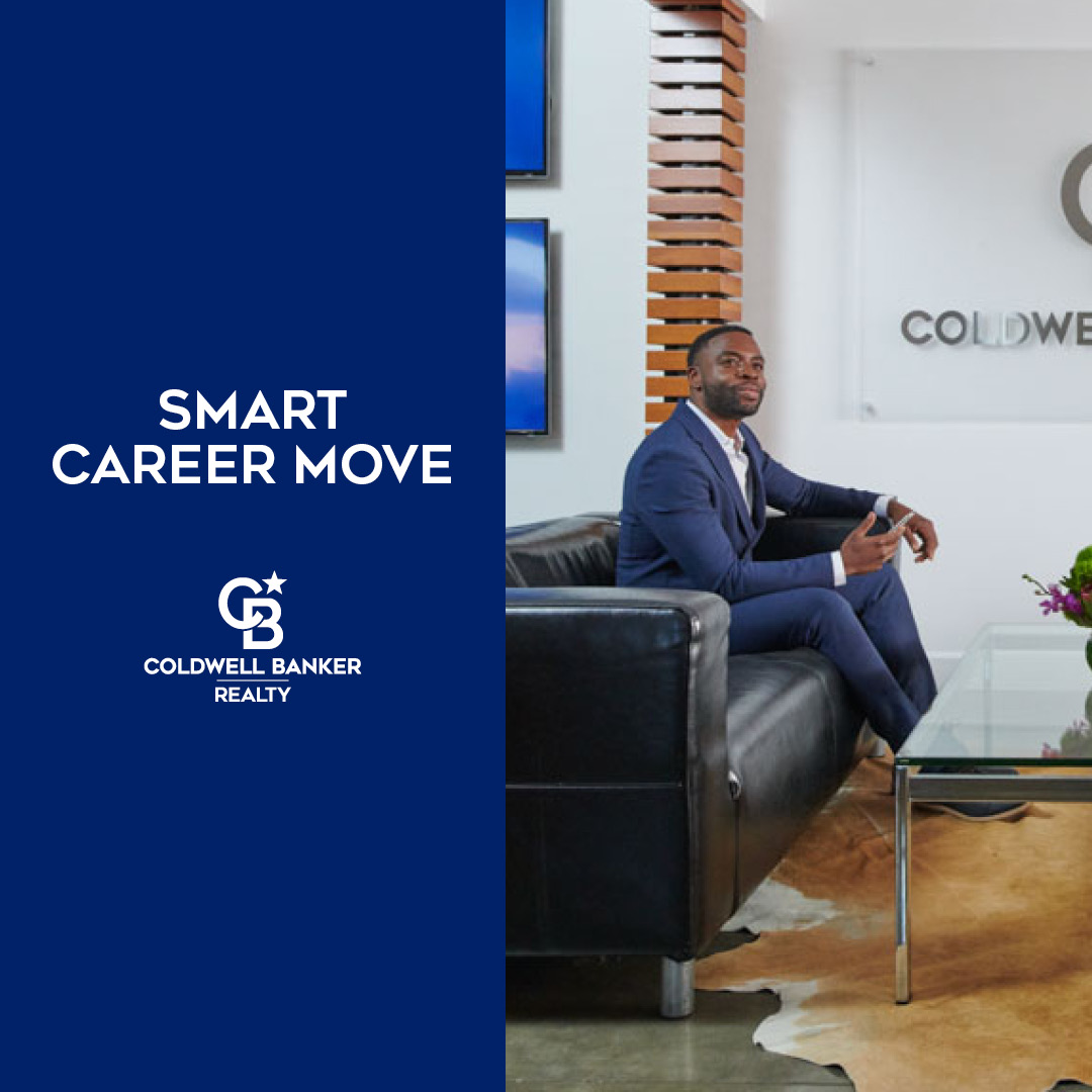 real estate agent on couch