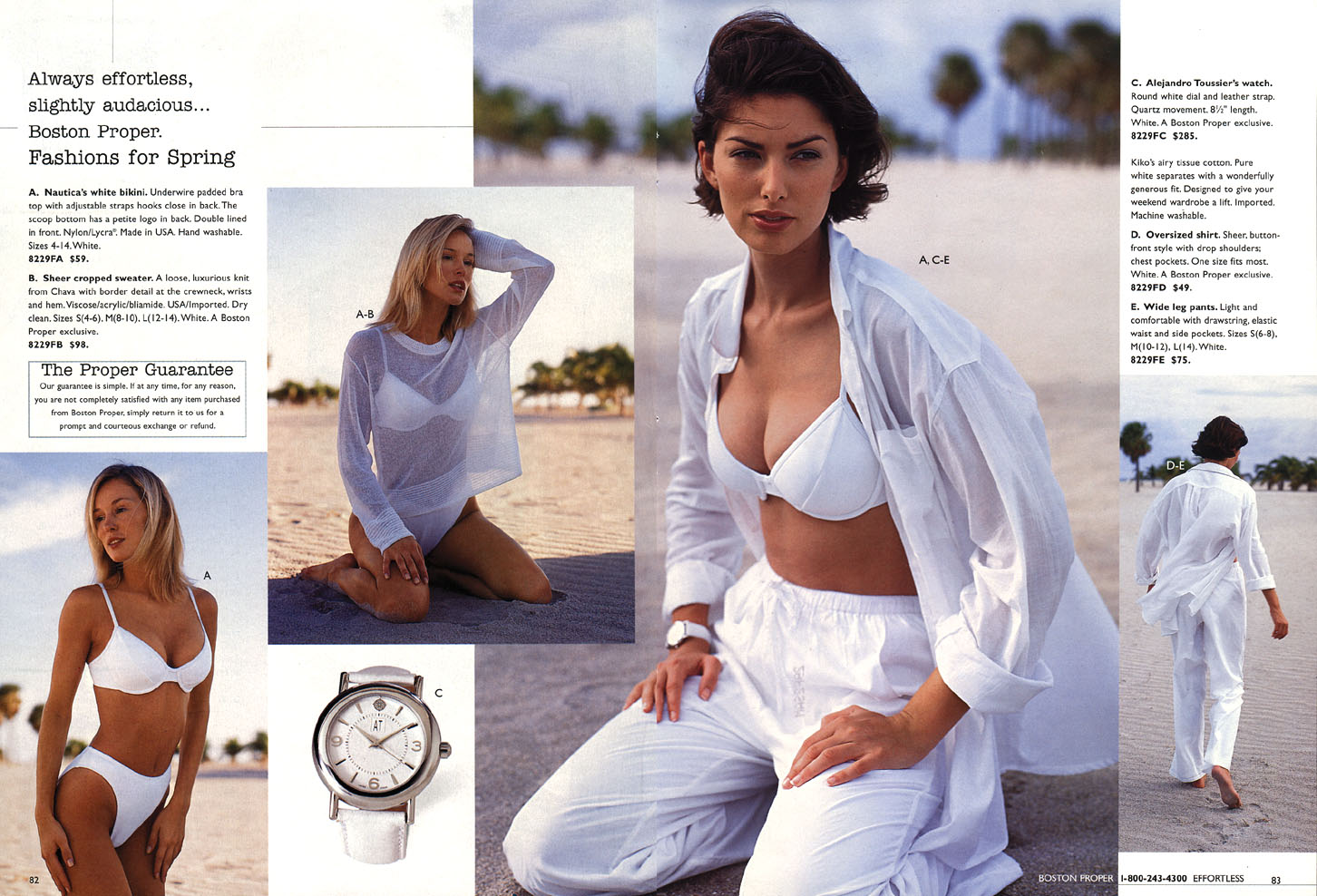 2 page fashion spread